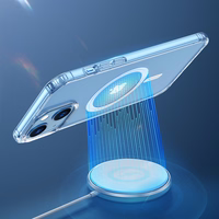 Dux Ducis Clin magnetiline ümbris iPhone 14 Plus'ile, mis ühildub MagSafe läbipaistevaga