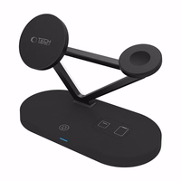 Tech-Protect QI15W-A41 3in1 Wireless Laadija koos MagSafe jaoks Apple Devices - must