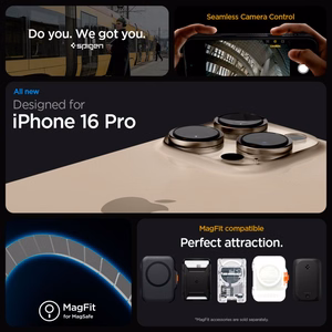 Spigen Liquid Air "T" MagSafe ümbris jaoks iPhone 16 Pro - matt must