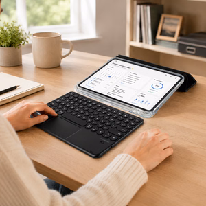 AmazingThing Minimal Case Keylite Combo klaviatuuriümbris iPad Air M3 13" jaoks - must