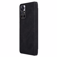 Nillkin Qin Case Flip Case Xiaomi Redmi Note 11T 5G / 11S 5G / 11 5G (Hiina) / Poco M4 Pro 5G jaoks - must