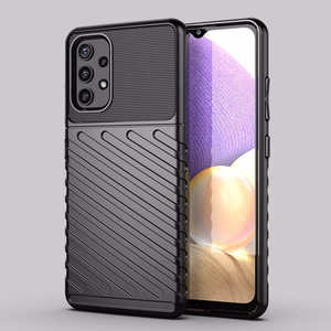 Thunder Case Paindlik ja vastupidav TPU ümbris Samsung Galaxy A72 4G musta