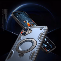 Hybrid Armor Trendy Ümbris with MagSafe jaoks iPhone 16 Plus - Sinine