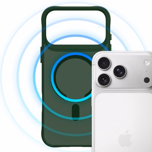 Чехол 3mk Smoke MagCase для iPhone 17 Pro — зелёный полупрозрачный