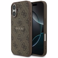GUESS ümbris jaoks IPHONE 17 compatible with MagSafe GUHMP17SG4GFRW (PU 4G Ring Classic Logo) brown