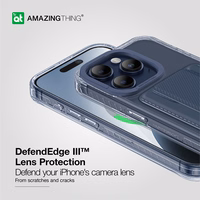 Amazing Thing Titan Pro Mag Wallet Ümbris 10FT IP156.1PTWBU jaoks Iphone 15 Pro tumesinine with alus