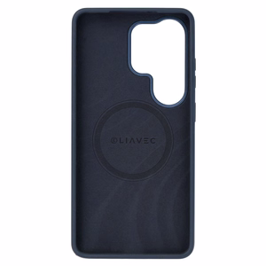 Liavec Silky ümbris metallist kaamera raamiga Samsung Galaxy S26 Ultra jaoks sinine