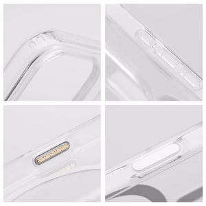 Clear Mag Cover Elite STR ümbris mudelile iPhone 17 Pro / 18 Pro, MagSafe'iga ühilduv, kolletumisvastasest materjalist ja Camera Controli nupuga – läbipaistev