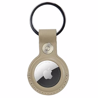 Audi Synthetic Leather AirTag ümbris - beige