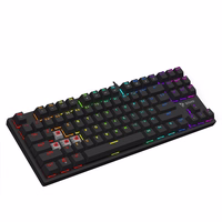 Savio Tempest x2 RGB mechanical keyboard, Outemu punane