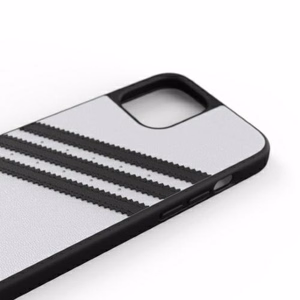 Adidas OR Moulded Ümbris PU jaoks iPhone 12 Pro Max - valge/must