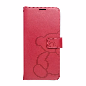 MEZZO Book ümbris jaoks SAMSUNG A16 5G teddy bear magenta