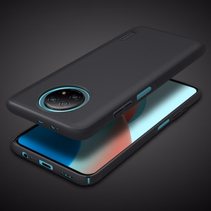 Nillkin Super Frosted Shield tugevdatud kate Xiaomi Redmi Note 9T 5G musta värvi jaoks