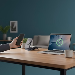 Juhtmevaba charging station Forcell 3in1 (F-05) (MagSafe) (Phone; Pods; Watch) 15W