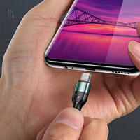 USAMS Kaabel punutud U55 2A micro USB roheline 1m SJ450USB02 (US-SJ450)