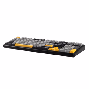F108 Gray+Orange+Deep Gray Gasket klaviatuur Volcano RGB lülititega – AULA
