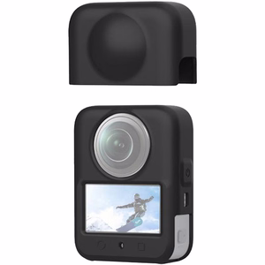 PULUZ silikoonist objektiivi kaas DJI Osmo 360 (must)