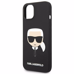 Karl Lagerfeld Silicone Karl's Head MagSafe ümbris jaoks iPhone 14 Plus - must