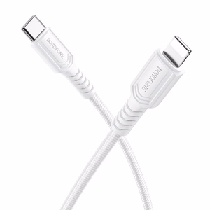 Кабель Borofone BX116 USB-C на Lightning 1.0m белый