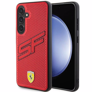 Ferrari Big SF Perforated ümbris jaoks Samsung Galaxy S24+ - punane