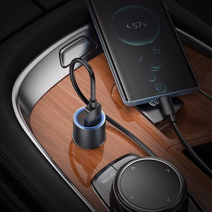 Автомобильное зарядное устройство Hoco USB A + USB C PD QC3.0 48W Z60 черный
