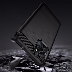 Carbon Ümbris jaoks Realme 10 5G / Realme 9i 5G Flexible Silicone Carbon Cover must