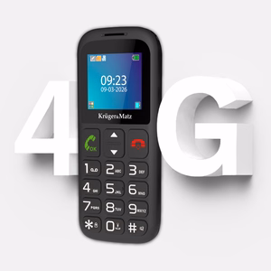 Krüger&Matz Simple 923 – 4G mobiiltelefon eakatele (KM0923-4G)