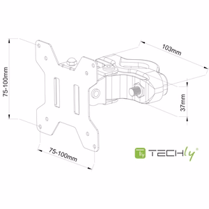 Techly ICALCD100BK must Desk