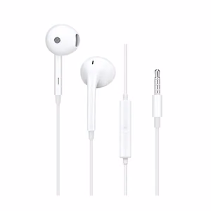 Juhtmega kõrvaklapid Jack 3,5 mm Oppo MH135 pakendita valge