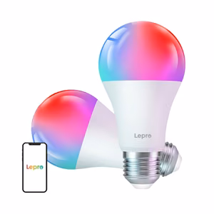 Wi-Fi LED-лампочка LEPRO B2-2 E27, 1100 lm, 2 шт.