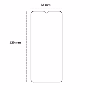Karastatud klaas 2,5D jaoks Samsung Galaxy A40