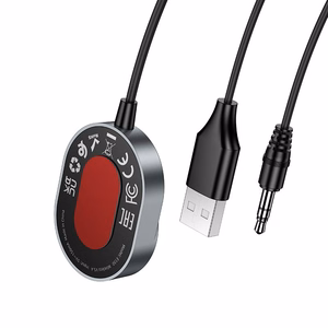Wireless car receiver Hoco AUX Bluetooth with kaabel Jack 3,5 mm E150 metal hall