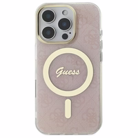 Guess IML 4G MagSafe Ümbris jaoks iPhone 16 Pro Max - roosa