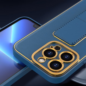 Uus Kickstand Case kate Samsung Galaxy A12 5G jaoks koos statiiviga sinine