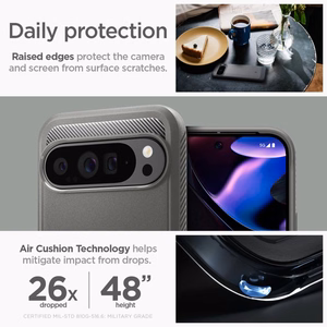 Spigen Rugged Armor Ümbris jaoks Google Pixel 9 Pro XL - Hall