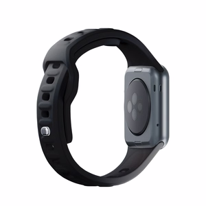 3mk silikoonrihm Apple Watchile, 38/40/41/42 mm, must, väike suurus