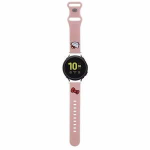 Hello Kitty Silicone Kitty Head universaalne 22mm rihm - roosa