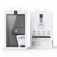 Dux Ducis Lawa iPhone 16e Leather Ümbris with Detachable Magnetic Wallet - Hall