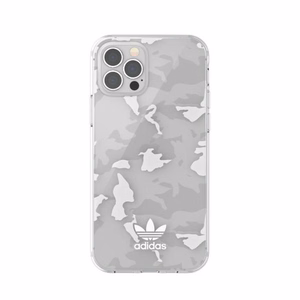 Adidas OR SnapCase Camo iPhone 12/12 Pro läbipaistev/valge 43705