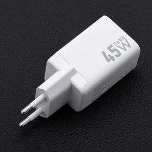 Phone laadija Forcell F-Energy Mini GaN III 2 x USB C PD QC4.0 45W VT-36B valge