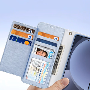 Dux Ducis Lawa Leather Ümbris jaoks Samsung Galaxy S25+ with Detachable Magnetic Wallet - sinine