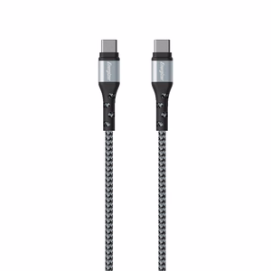 Energizer Ultimate C521CKSL USB-C–USB-C laadimis- ja andmekaabel, 2 m, hõbedane