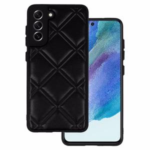 Leather 3D Ümbris jaoks Samsung Galaxy S21 FE design 3 must