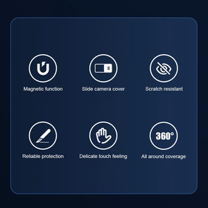 Nillkin CamShield Pro magnetiline ümbris iPhone 14 Plus Kaamerakaitse must (koos MagSafe'iga)