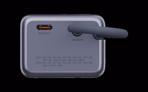 Akupank Xiaomi 10000 mAh QC PD 165W koos sisseehitatud kaabliga USB C PB1165MI koos LED dispaly hall
