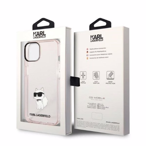 Karl Lagerfeld KLHCP14MHNCHTCP iPhone 14 Plus 6.7" roosa/roosa hardcase Ikonik Choupette