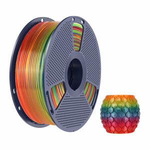 Sunlu PLA 01 printimisfilament, läbipaistev, vikerkaarevärviline