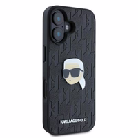 Karl Lagerfeld Monogram Karl Head Pin iPhone 16 Ümbris - must