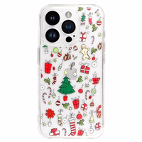 TEL PROTECT Christmas Clear Ümbris jaoks Iphone 13 Pro Design 2