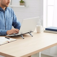 Desk hoidja jaoks laptop / tablet foldable Forcell F-Grip Fold Alus H Pro hall